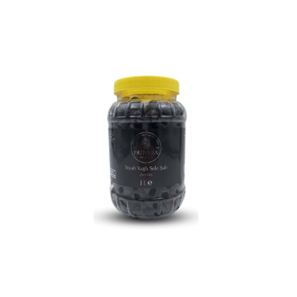 Siyah Yağlı Sele Şah Zeytin - 1Kg