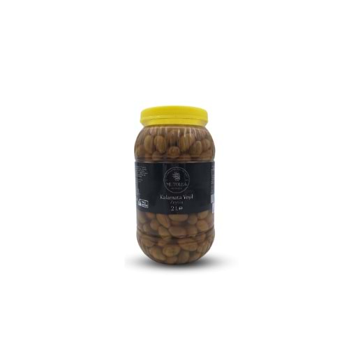 El Yapımı Kalamata Yeşil Zeytin - 2Kg